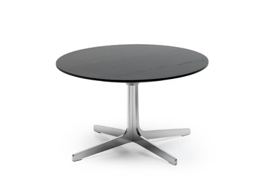 DS-144 - Round side table with wooden top by de Sede - view 2